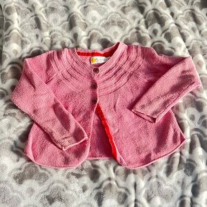 Mini Boden Pink Knit Cardigan